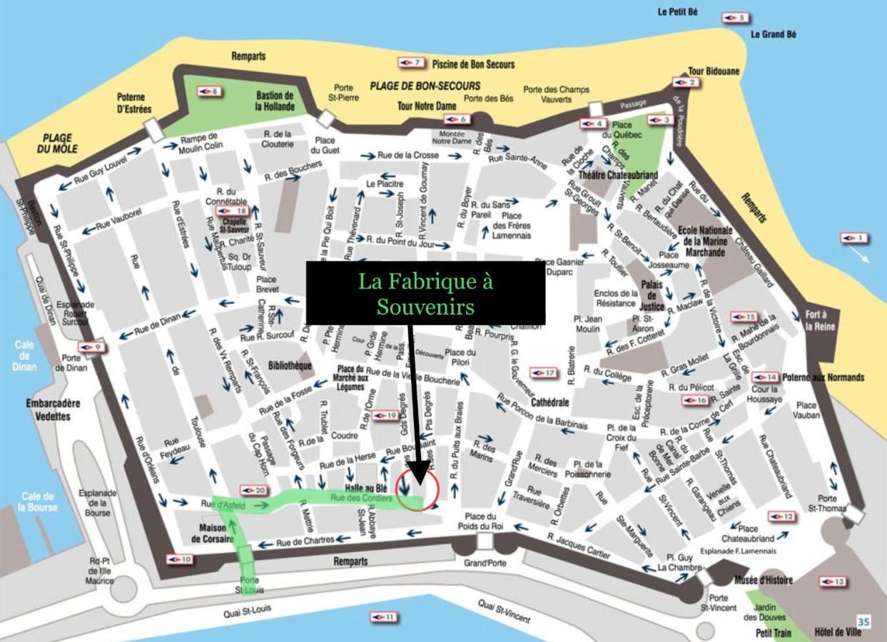 Apartament La Fabrique A Souvenirs Saint-Malo Zewnętrze zdjęcie